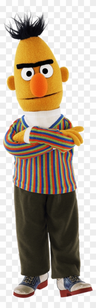 Sesame Street Bert Frowning - Bert Sesame Street Png Clipart
