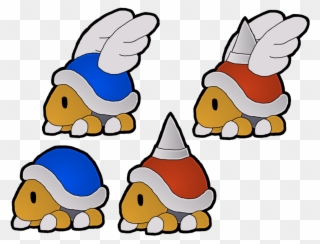 Lp0 On Fire Posted - Buzzy Beetle Paper Mario Clipart