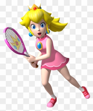 Princess Peach Clipart - Mario Tennis Open (nintendo Selects) - Png Download