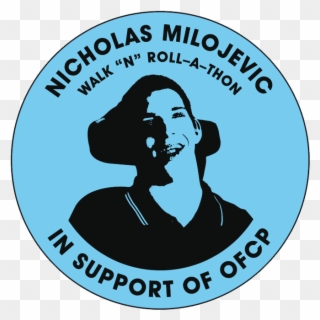 Nicholas Walk N Roll A-thon Logo - Circle Clipart