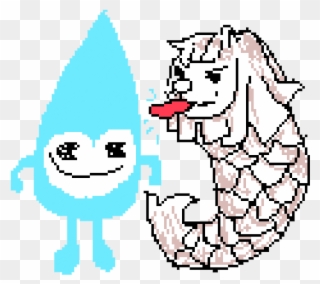 The Merlion And Water Wally - Water Wally Clipart
