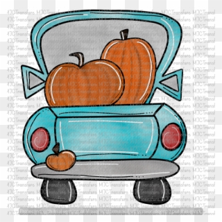 Pumpkin Truck - Christmas Day Clipart