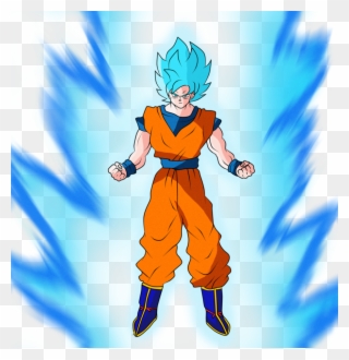 Goku Super Saiyan Blue By Rmehedi - Goku Super Saiyan Blue Transparent Clipart