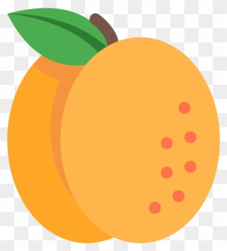 Apricot Icon - Mango Vector Png Clipart
