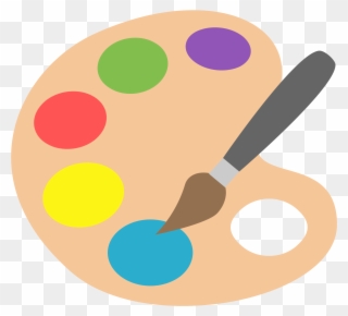Painting Clipart Paint Palette - Art Emoji Png Transparent Png