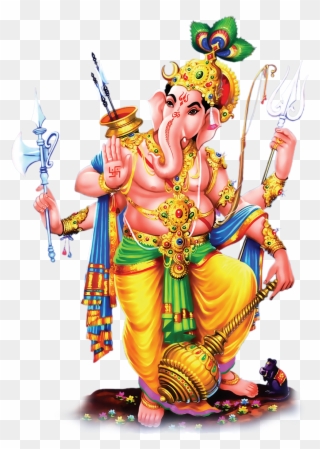 Free Ganesh Images Download Free Clip Art Free Clip - Lord Vinayaka Standing Png Transparent Png