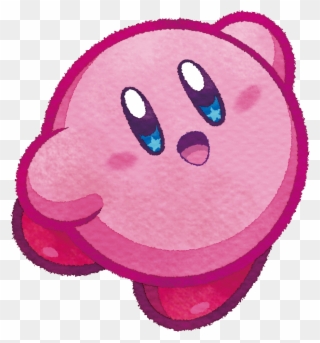 Kirby Clipart Cute - Kirby Mass Attack Kirby - Png Download