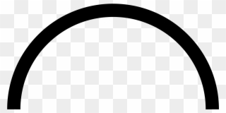 Open - Semi Circle Vector Free Clipart