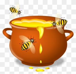 Honigtopf Biene Clipart