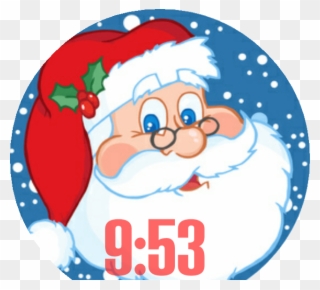 Santa Claus Face Clipart - Png Download