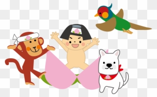 Sunao - Momotaro Characters Clipart