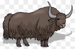 Buffalo Clip Art Free Clipart 2 Image - Animasi Yak - Png Download