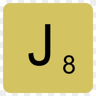 Scrabble Letter J - Les Lettres Du Scrabble Clipart