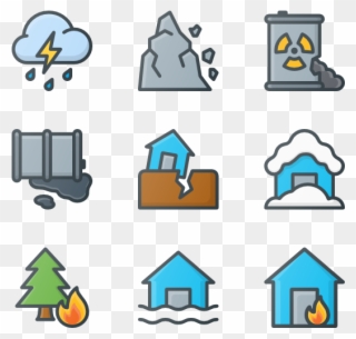 Disaster Clipart Moves Free - Natural Disaster - Png Download