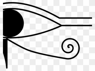 Hieroglyphs Clipart Egyptian Eye - Hieroglyph Egyptian Anubis - Png Download