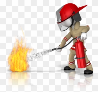 Clipart Royalty Free Download Extinguisher Clipart - Fire Training - Png Download