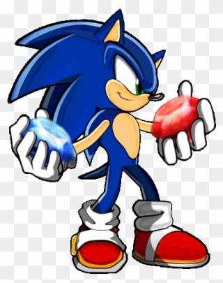 Emerald Clipart Sonic The Hedgehog - Dark Sonic Sprite Gif - Png Download