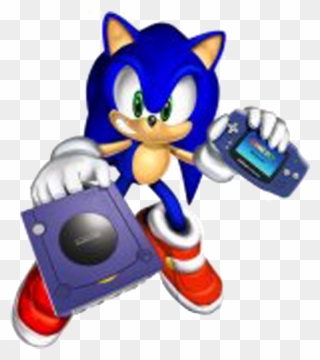 Sonic 2001 Clipart Sonic Adventure 2 Sonic The Hedgehog - Sonic Gamecube Game Boy Advance - Png Download
