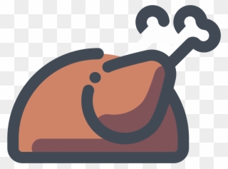 Pavo De Accion De Gracias Icon - Turkey Icon Png Clipart
