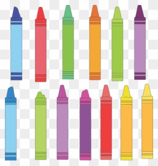 Crayons Cliparts Stencil 19, Buy Clip Art - Crayons Vector - Png Download