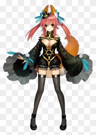 Playable Caster Fate Extra Type Moon Wiki Png Gothic - Tamamo No Mae Fate Extra Ccc Clipart
