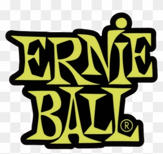 Stacked Green Ernie Ball Logo Sticker - Ernie Ball Tap Tempo Clipart