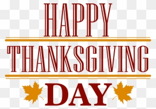 Happy Thanksgiving Day Png Clipart