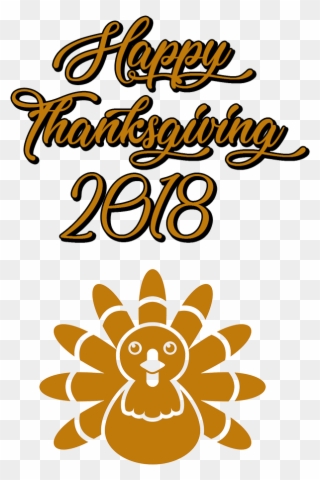 Holidays - Thanksgiving 2018 Clip Art - Png Download