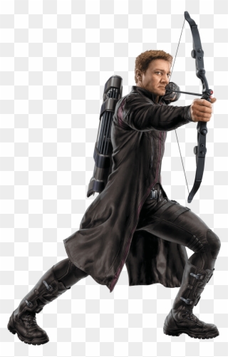 Hawkeye Front - Hawkeye Transparent Png Clipart