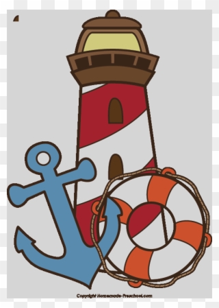 Moroccan Red Lighthouse Clip Art At Vector Clip Art - Nautical Lighthouse Clipart Png Transparent Png