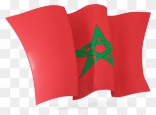 Morocco Flag Png Transparent Images - Portugal Flag Waving Png Clipart