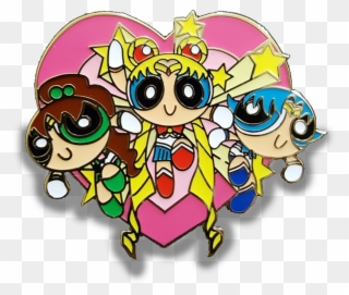 My Friend Designed A Powerpuff Girls/sailor Moon Mashup - Powerpuff Girls Sailor Moon Clipart