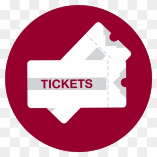 The Who, The When - Ticket Icon Circle Png Clipart