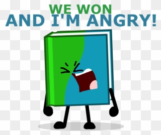 Angry After Winning By Ball Of Sugar - Bfb Taco And Book Clipart