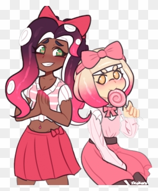 Splatoon2 Pearl Marina Pink Sugar Candy Kawaii - Splatoon 2 Marina Pink Clipart