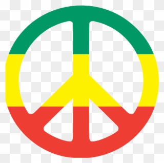 Rastas Clipart Peace Logo - Logo Reggae Png Transparent Png