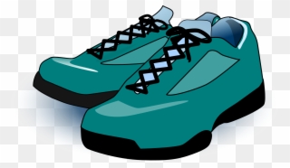 Tennis Shoe Cliparts 18, Buy Clip Art - Running Trainers Clip Art - Png Download