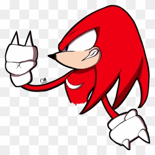 First Finished Drawing Of Knuckles That I Drew - Cartoon Clipart