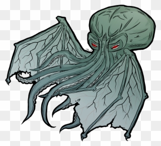 "something Something Cthulhu Something Something Some - Cthulhu Png Gif Clipart