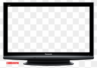 Vector Television Plasma Tv - Flat Screen Tv Transparent Png Clipart