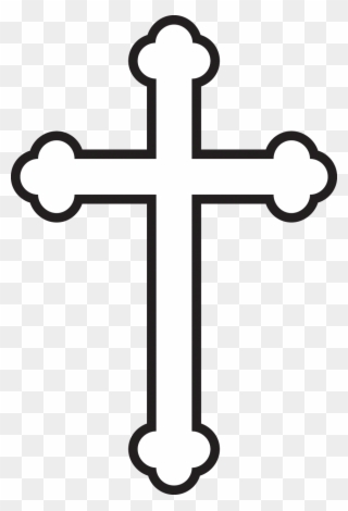 Crosses Images Clipart - Praying Hands With Cross Drawings - Png Download