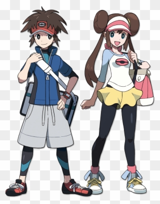 B2w2 New Players - Pokemon Black And White Human Characters Clipart