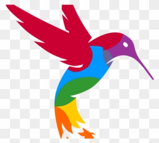 Hummingbird Clipart Colorful Hummingbird - A-data Adata Microsd Reader Usb 2.0 - Png Download