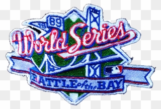 The Official Logo For The 1989 World Series Between - World Series Clipart