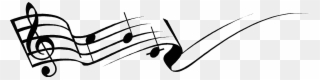 Free Half Note On Staff - Music Notes Gif No Background Clipart