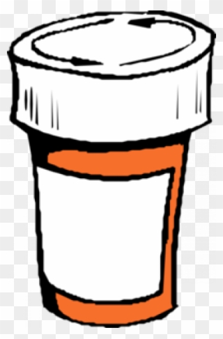 Pill Bottle Clipart - Png Download