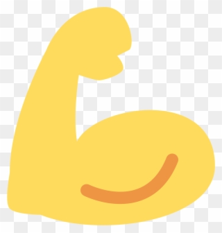 Flexed Biceps - Emojis Biceps Flexionado Clipart