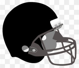 Black And Silver Helmet Clip Art At Clker - Football Helmet Maroon And Gold - Png Download