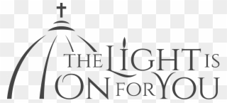 English Clipart Black And White - Light Is On For You Confession Clipart - Png Download