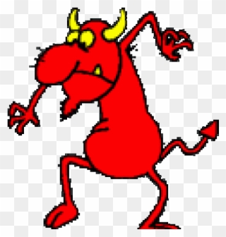 Devil Clipart Cute - Dancing Animation - Png Download